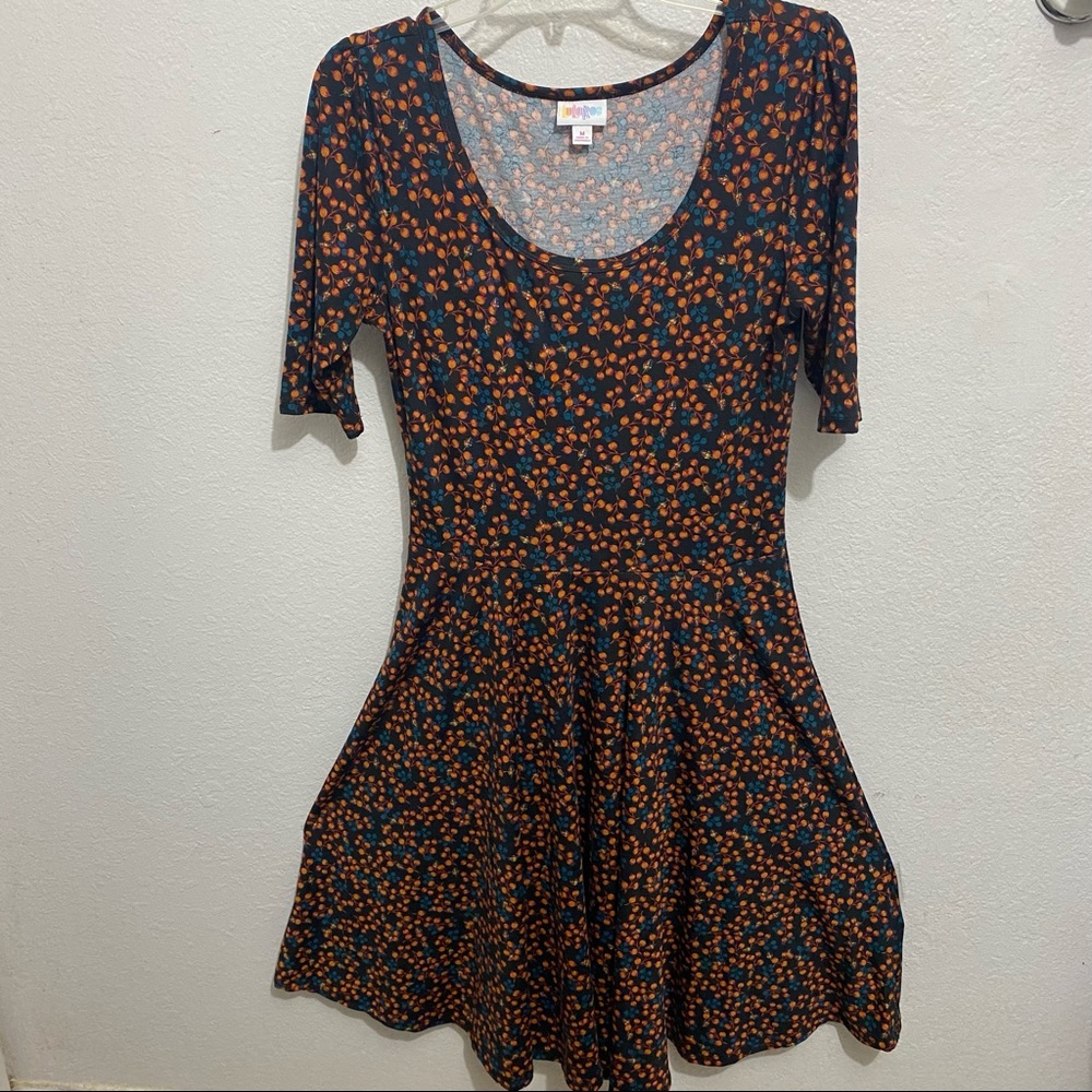 LulaRoe Nicole Dress L - Picture 3 of 11